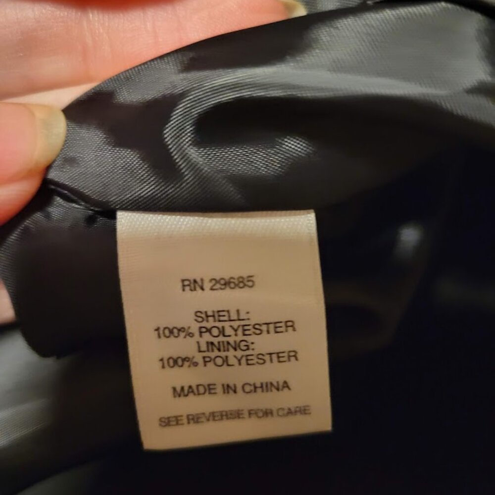 Pendleton Black One-Button Blazer Size 12 - image 5